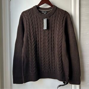 Nwt Banana Republic Thick Wool Sweater Brown